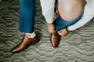 groom wedding socks style